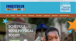 Desktop Screenshot of forestreampediatrics.com